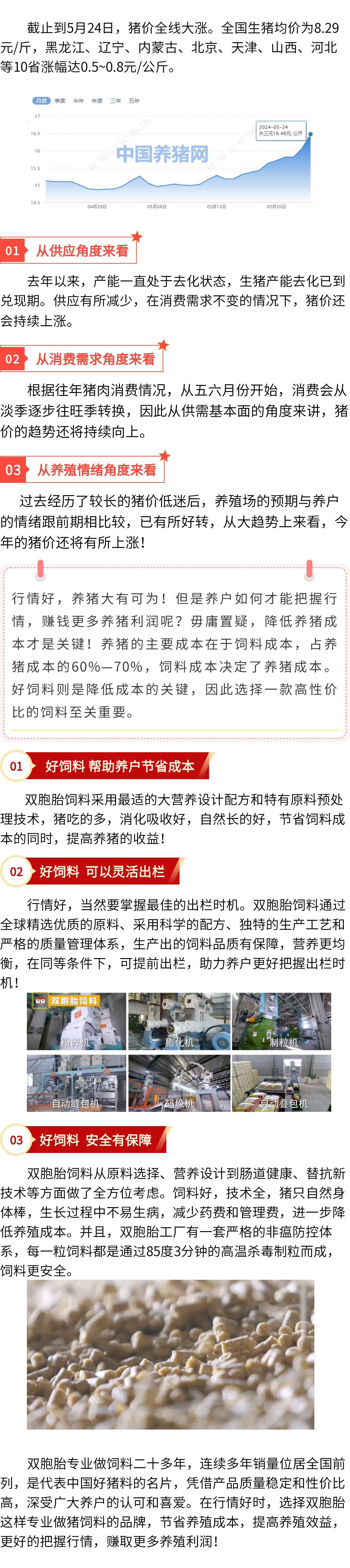 猪价连涨！好行情下，用好饲料才是盈利的关键！