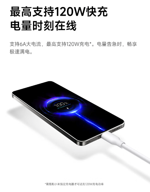 小米 6A 亲肤硅胶数据线 2m 上架：USB-A 转 C、120W 快充，首发 49 元  第2张