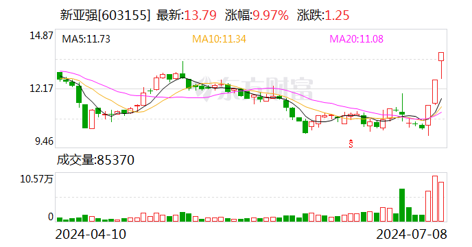 三连板新亚强：公司股票价格近期波动较大 可能存在非理性炒作