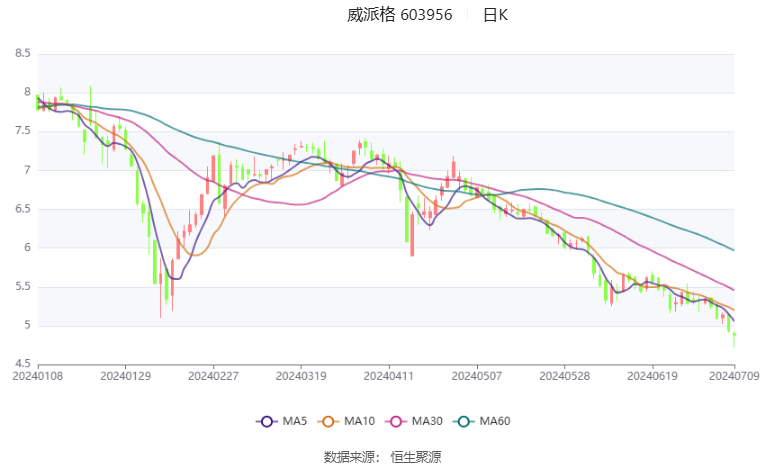 威派格：预计2024年上半年亏损6973.77万元  第2张