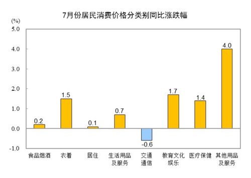 国家统计局：7月份居民消费价格上涨0.5%  第2张