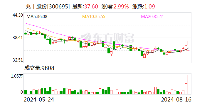 兆丰股份：上半年净利润同比降13.22% 拟10派7元  第1张