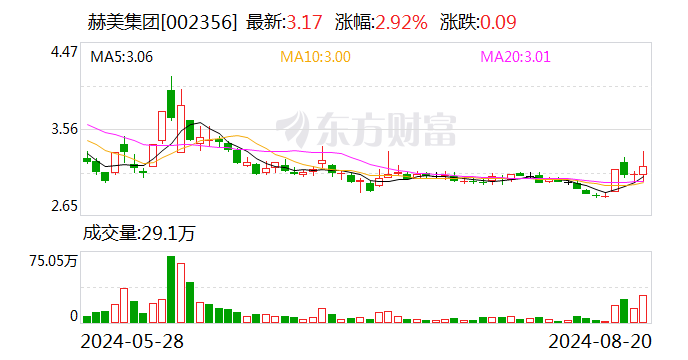 赫美集团：天蝎座基金拟受让公司5%股份