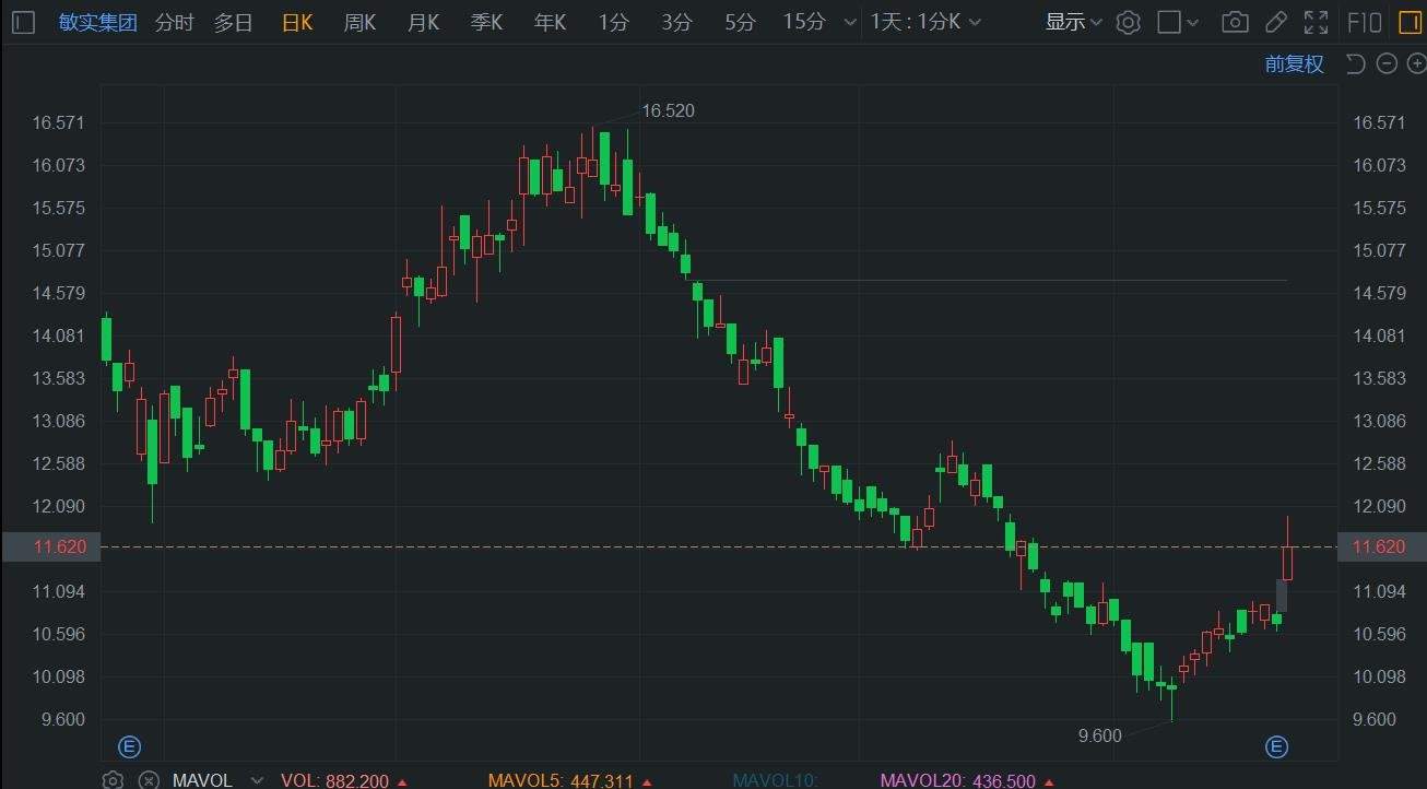 港股异动 | 敏实集团盘初一度大涨近12% 业绩增长+股份回购  第1张