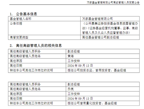 又见公募基金高管变动  第1张